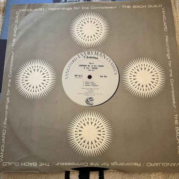 Mozart Symphony No.41 in C major "Jupiter" Vanguard Everyman Classics LP Record - Picture 3 of 5